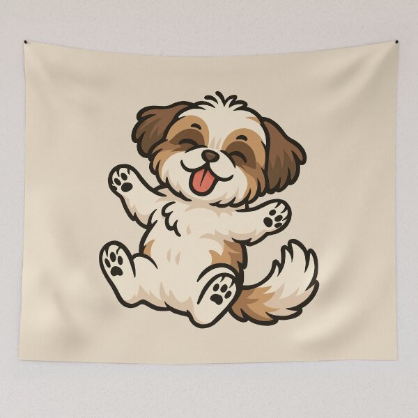 Item preview, Shih Tzu Belly Rubs designed and sold by Ghost on Toast.