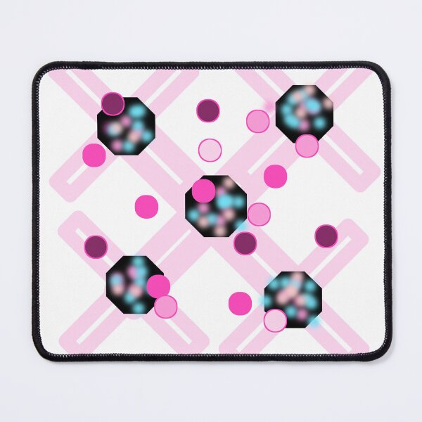 Item preview, Pink Cyber Grid Abstract Sticker designed and sold by Moodoncraft-.