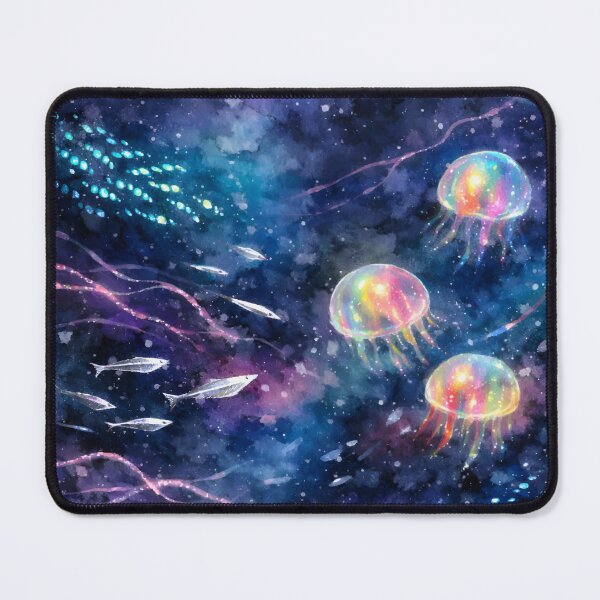 Item preview, Midnight Ocean Glow with Drifting Deep Life designed and sold by WildlifeInc.