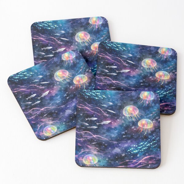 Item preview, Midnight Ocean Glow with Drifting Deep Life designed and sold by WildlifeInc.