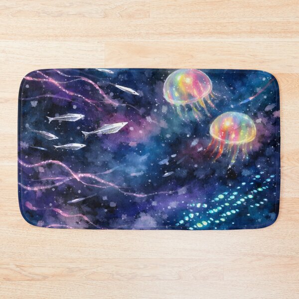 Item preview, Midnight Ocean Glow with Drifting Deep Life designed and sold by WildlifeInc.