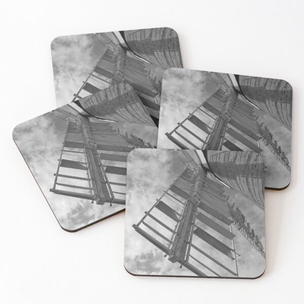 Item preview, Horsey Windpump (Monochrome Abstract) designed and sold by iam01110011.