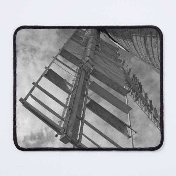 Item preview, Horsey Windpump (Monochrome Abstract) designed and sold by iam01110011.