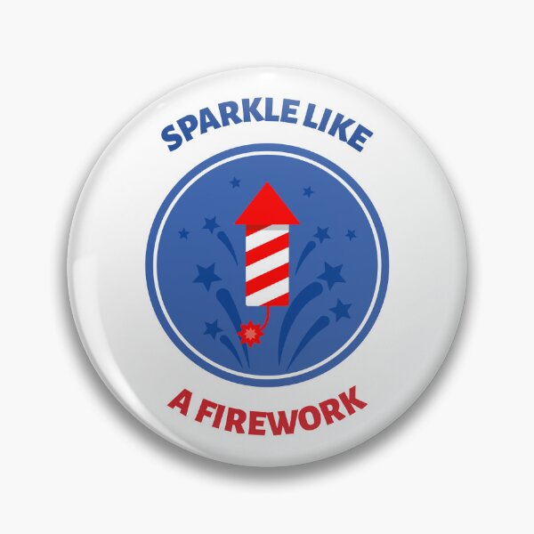 Artikelvorschau, Funkeln wie ein Feuerwerk – Patriotischer 4. Juli, Unabhängigkeitstag der USA entworfen und verkauft von DesignbyAACreations .