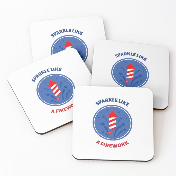 Item preview, Sparkle Like a Firework Patriotic 4th of July USA Independence Day designed and sold by DesignbyAACreations .