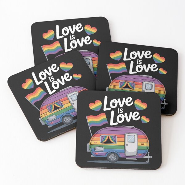 Item preview, Love Rainbow RV Camping LGBT Gay Lesbian Pride Camp designed and sold by grounabslaninal.