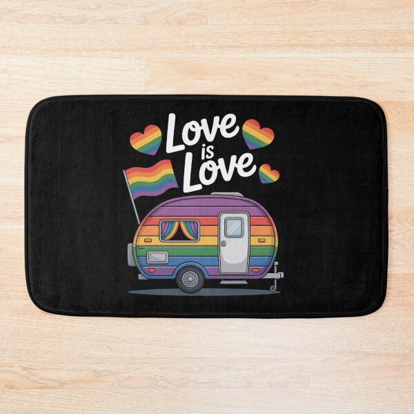Item preview, Love Rainbow RV Camping LGBT Gay Lesbian Pride Camp designed and sold by grounabslaninal.
