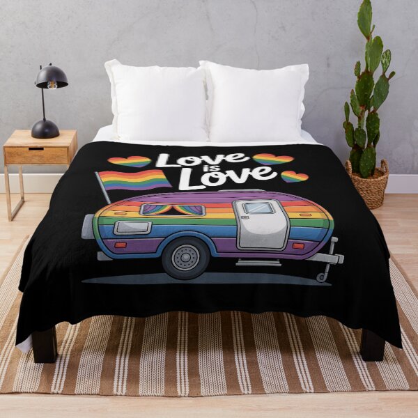 Item preview, Love Rainbow RV Camping LGBT Gay Lesbian Pride Camp designed and sold by grounabslaninal.