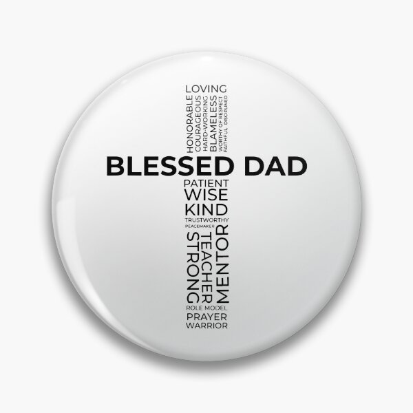 Item preview, Blessed Dad Cross designed and sold by Johnny-Store.