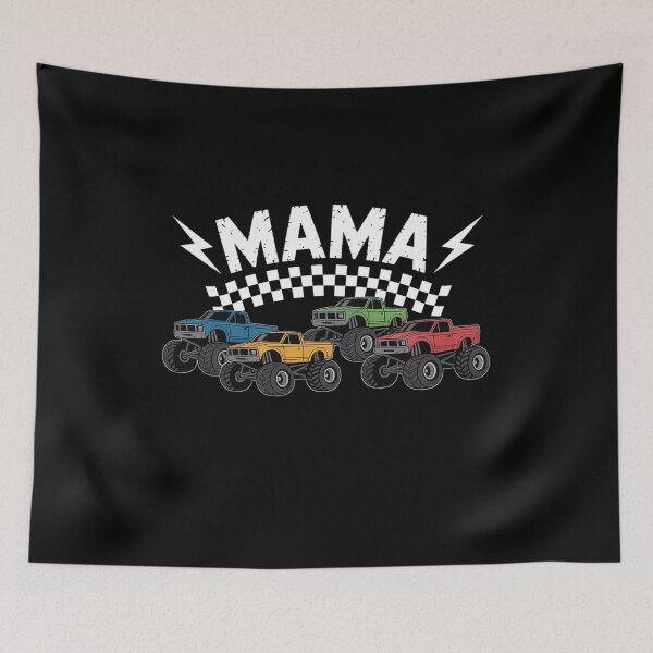 Item preview, Mama Retro Monster Truck Family Crew Birthday Matching designed and sold by grounabslaninal.
