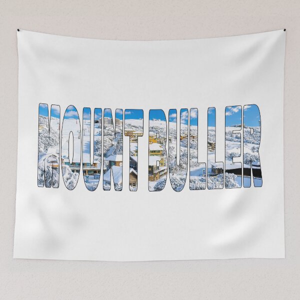 Item preview, MOUNT BULLER - Victoria High Country Alpine Ski Resort Village Day Snow designed and sold by Adam Gormley.