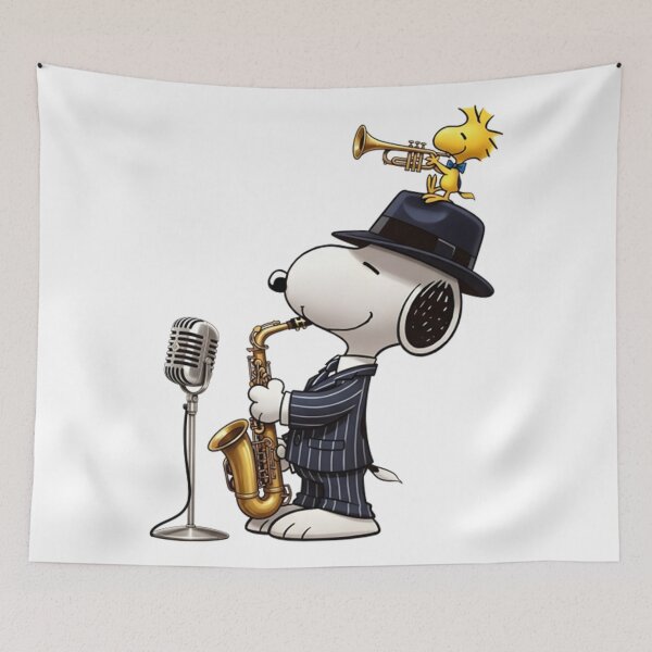 Item preview, Jazz Snoopy and Woodstock  designed and sold by VincentMoore96.