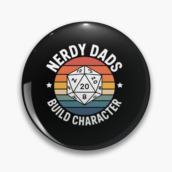 Artikelvorschau, Nerdy Dads Build Character Gaming Father's Day For Dad entworfen und verkauft von grounabslaninal.