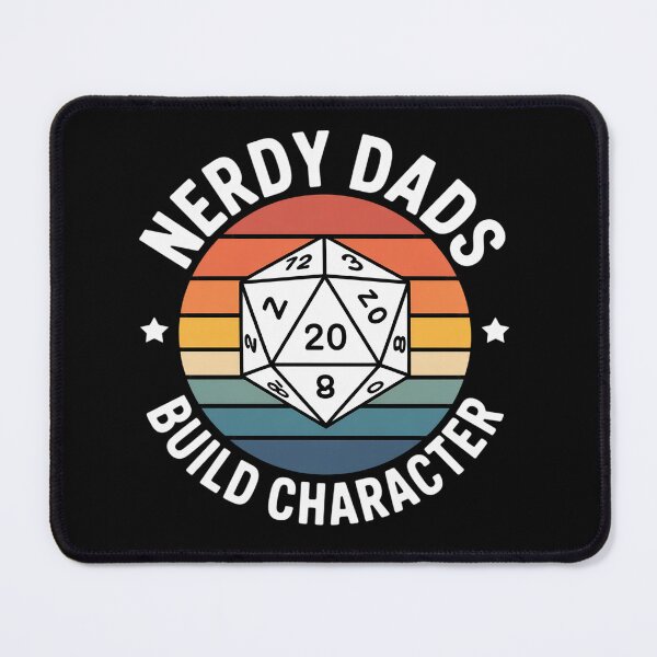 Item preview, Nerdy Dads Build Character Gaming Father's Day For Dad designed and sold by grounabslaninal.