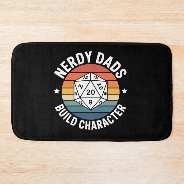 Item preview, Nerdy Dads Build Character Gaming Father's Day For Dad designed and sold by grounabslaninal.