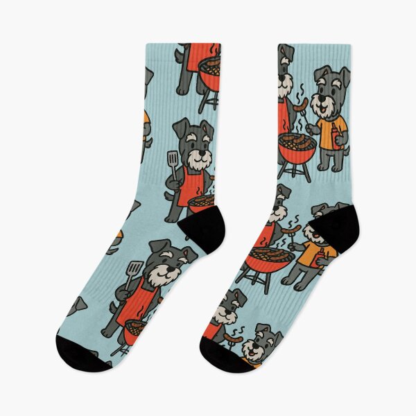 Item preview, Father and Son Schnauzers Grilling designed and sold by Ghost on Toast.