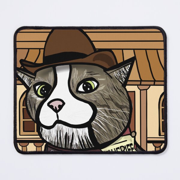 Item preview, Sheriff Cat designed and sold by The Bearded Cat Studio.