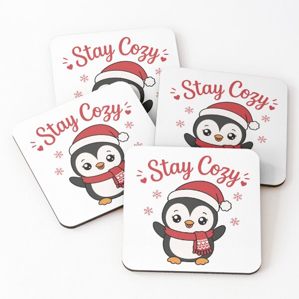 Item preview, Cute Christmas Penguin Stay Cozy Kawaii Winter Animal Design designed and sold by GMACgraphicsCo.