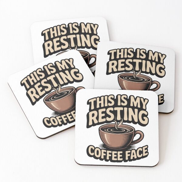 Item preview, This Is My Resting Coffee Face Funny Coffee Lover Retro  designed and sold by Zizo-DR44.