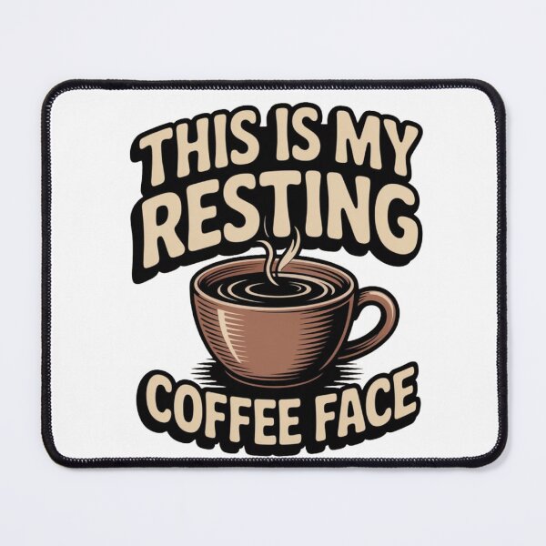 Item preview, This Is My Resting Coffee Face Funny Coffee Lover Retro designed and sold by Zizo-DR44.