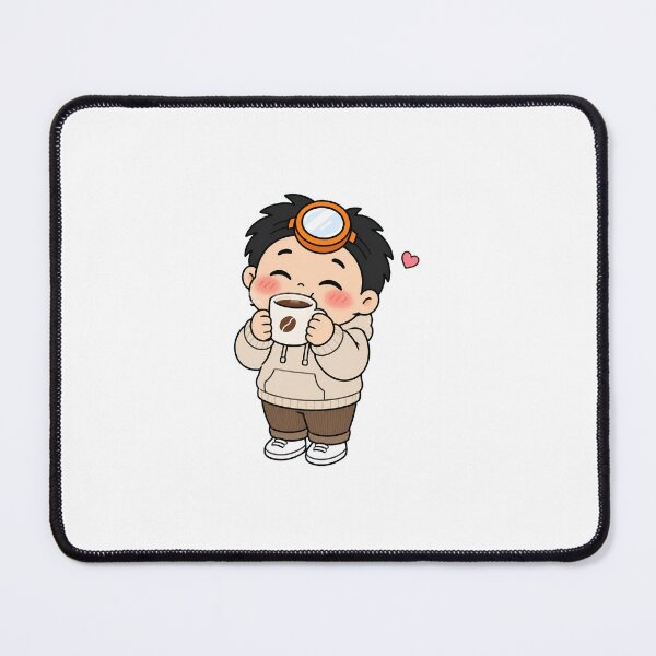 Item preview, KOREA HAENAM - Cute Chibi Coffee Happy Sticker designed and sold by KOREA-HAENAM.