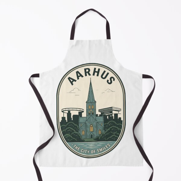 Item preview, Vintage Aarhus Denmark City of Smiles Travel Badge designed and sold by k3rstman1.