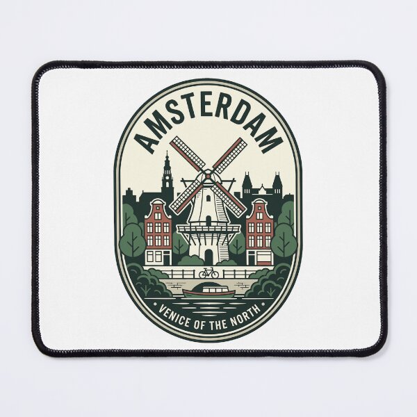 Item preview, Vintage Amsterdam Windmill Venice of the North designed and sold by k3rstman1.
