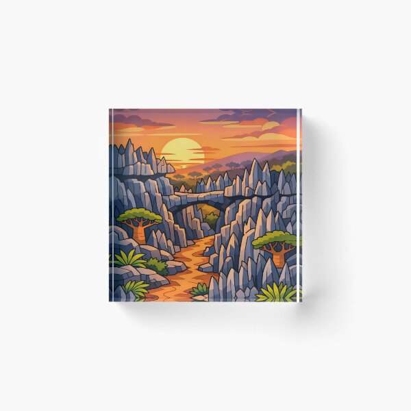 Item preview, Tsingy de Bemaraha Madagascar Stone Forest designed and sold by WildlifeInc.