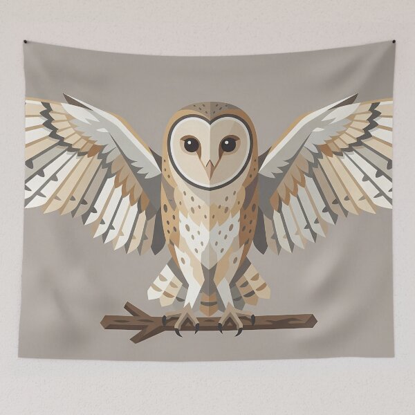 Item preview, Barn Owl designed and sold by BrunoLinuxArt.
