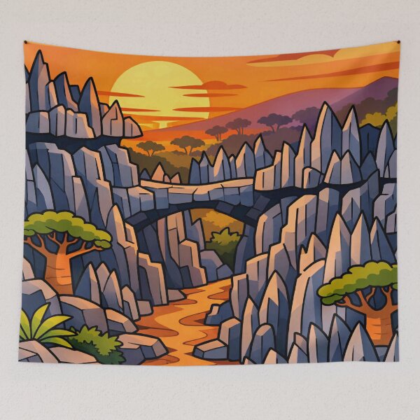 Item preview, Tsingy de Bemaraha Madagascar Stone Forest designed and sold by WildlifeInc.
