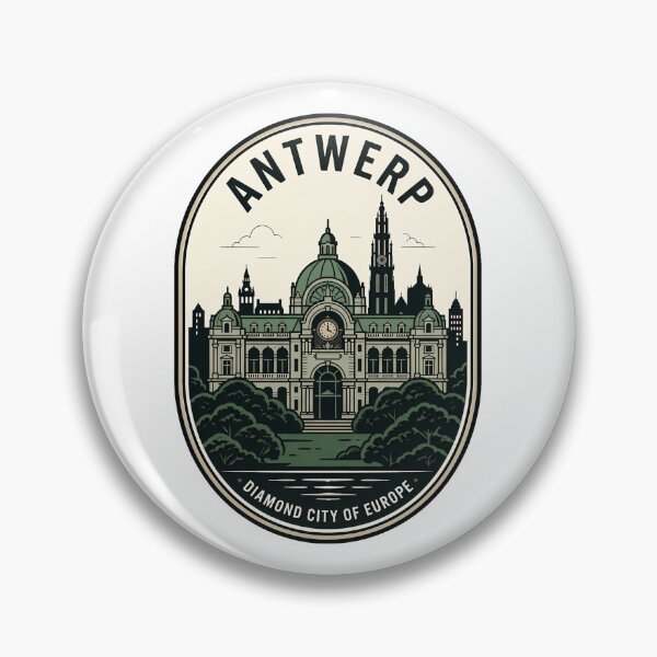 Item preview, Antwerp Diamond City of Europe Vintage Travel Badge designed and sold by k3rstman1.
