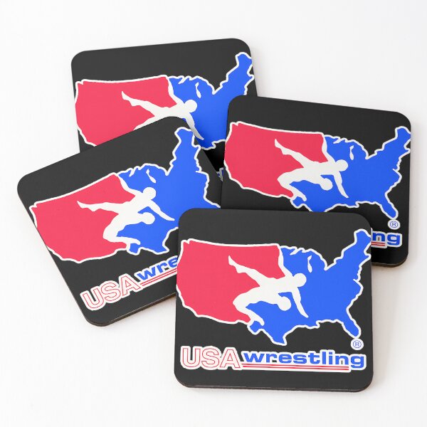 Item preview,  Red Blue Usa Wrestling Logo designed and sold by Stefan Trifuljesko.