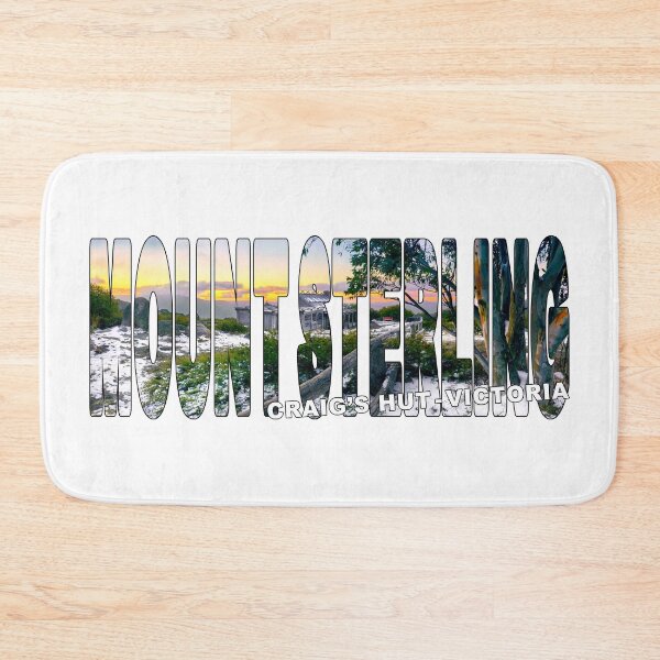 Item preview, MOUNT STERLING Craig's Hut Victoria - Stunning Sunset with light Snow designed and sold by Adam Gormley.
