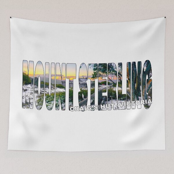 Item preview, MOUNT STERLING Craig's Hut Victoria - Stunning Sunset with light Snow designed and sold by Adam Gormley.