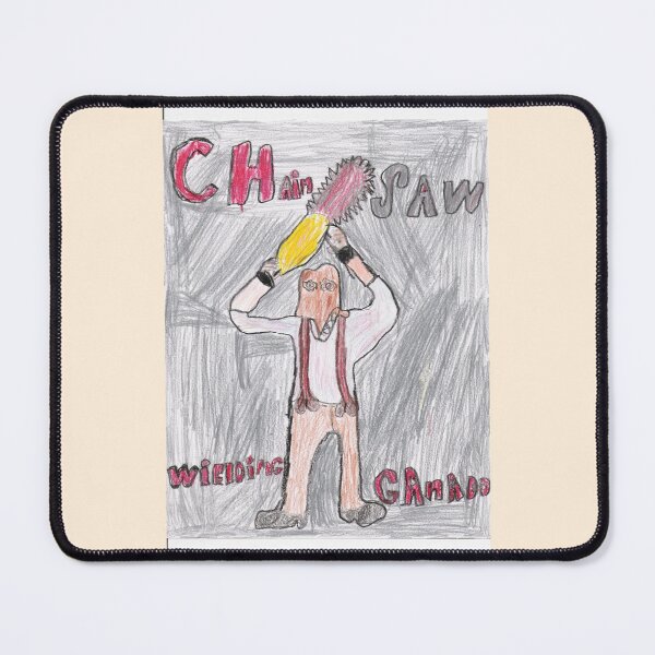 Item preview, RE4 Chainsaw Wielding Ganado 2008 N8 Drawing designed and sold by Punkinnonstop.