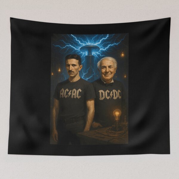 Item preview,  Acac Vs Dcdc  Tesla Vs Edison Electric Showdown designed and sold by Stefan Trifuljesko.