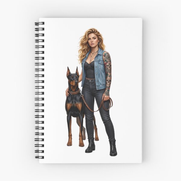 Item preview, Woman & Doberman: designed and sold by CHRIST5000.