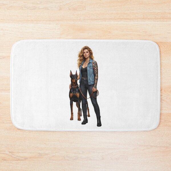 Item preview, Woman & Doberman: designed and sold by CHRIST5000.