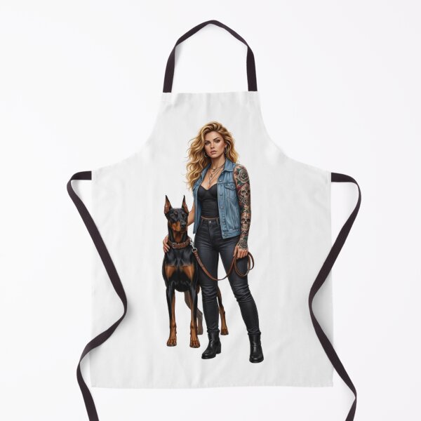 Item preview, Woman & Doberman: designed and sold by CHRIST5000.