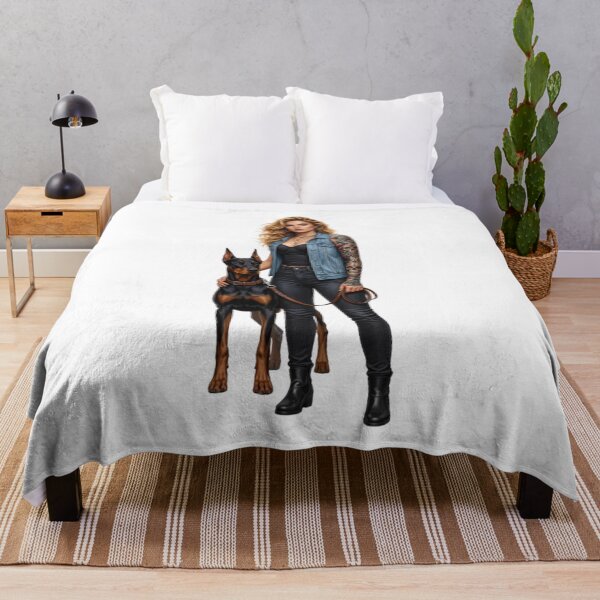 Item preview, Woman & Doberman: designed and sold by CHRIST5000.