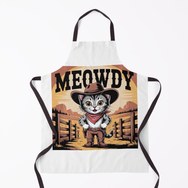 Item preview, Cute Cowboy Cat Meowdy Vintage Style designed and sold by QuiteOrbit.