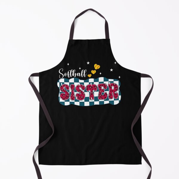 Item preview, Softball Sister Checkered Leopard Design designed and sold by LarryMBrown.