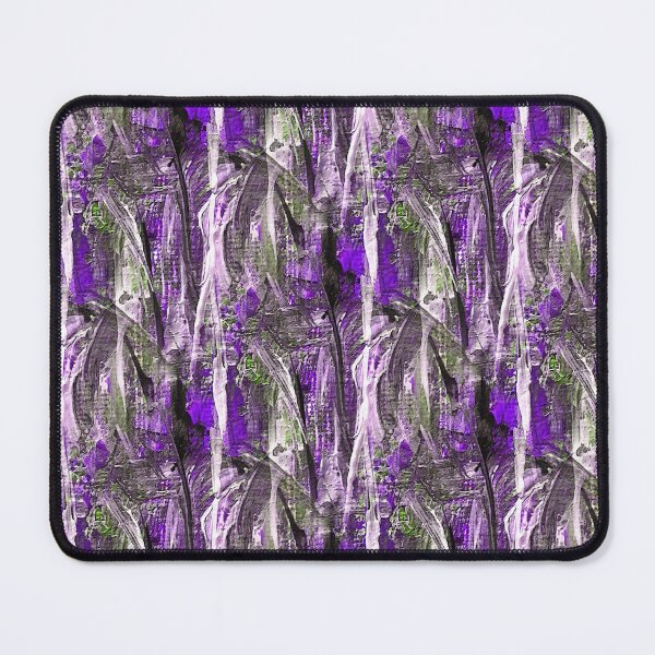 Item preview, Painterly Forest Abstract Pattern in Purple and Green designed and sold by Artistestella.