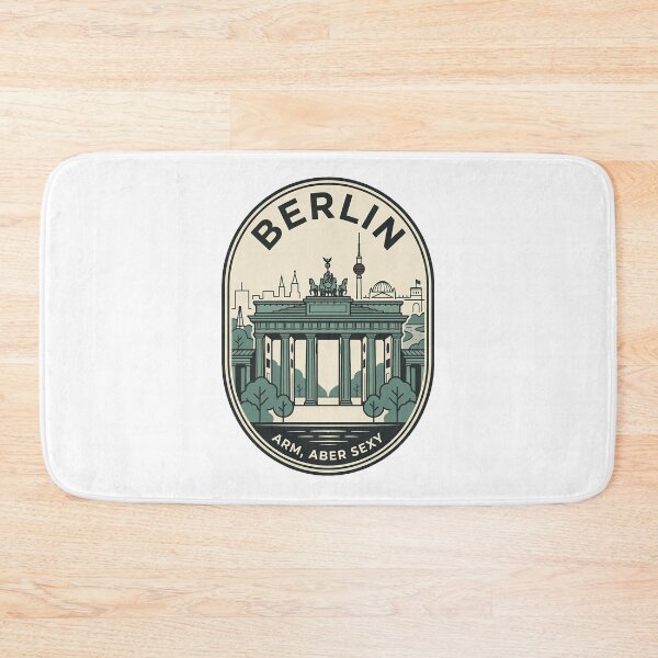 Item preview, Vintage Berlin Brandenburg Gate Skyline Badge designed and sold by k3rstman1.