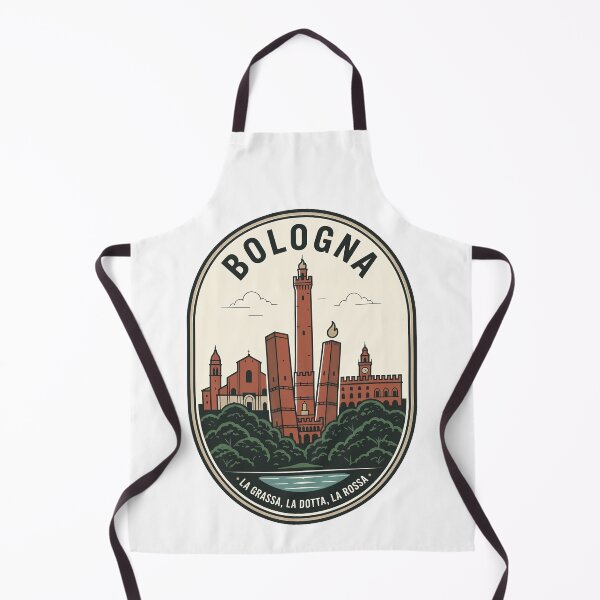 Item preview, Vintage Bologna Italy Skyline Travel Badge designed and sold by k3rstman1.