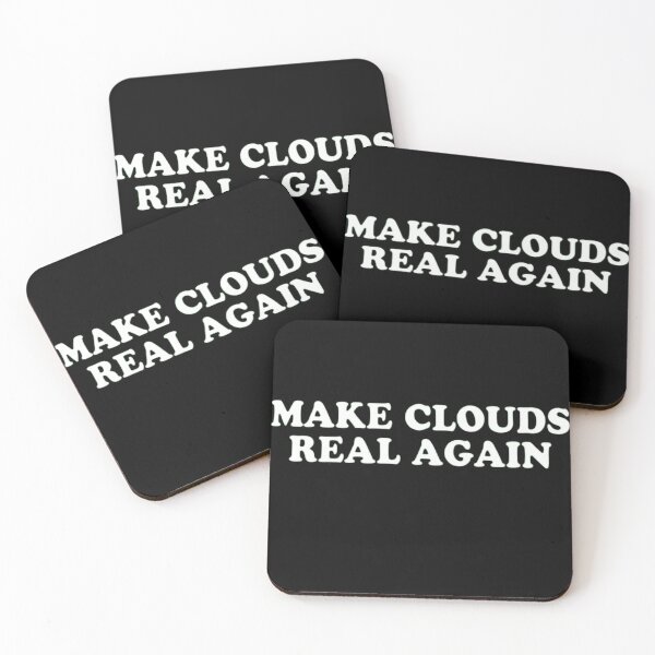 Item preview, Make Clouds Real Again Retro Groovy Aesthetic Quote designed and sold by haitrieuic96.