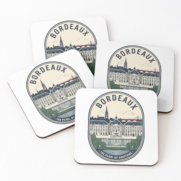 Item preview, Vintage Bordeaux France Pearl of Aquitaine Emblem designed and sold by k3rstman1.