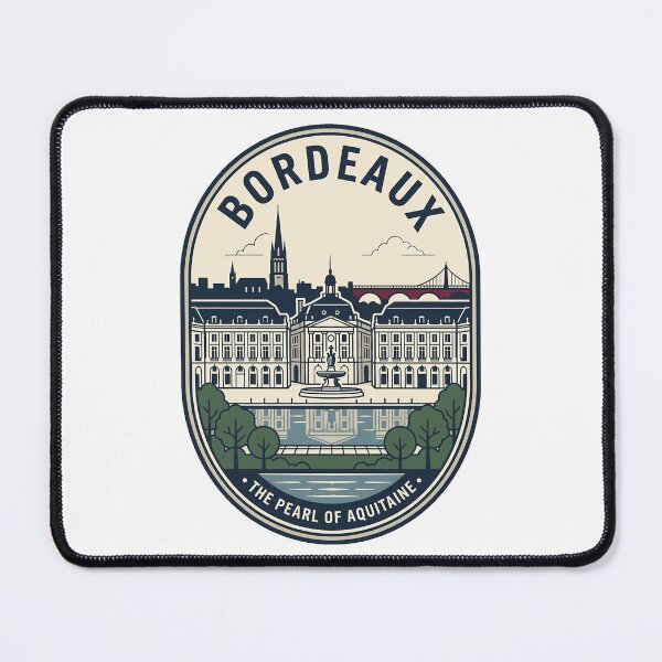 Item preview, Vintage Bordeaux France Pearl of Aquitaine Emblem designed and sold by k3rstman1.