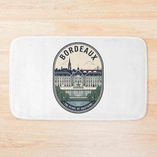 Item preview, Vintage Bordeaux France Pearl of Aquitaine Emblem designed and sold by k3rstman1.