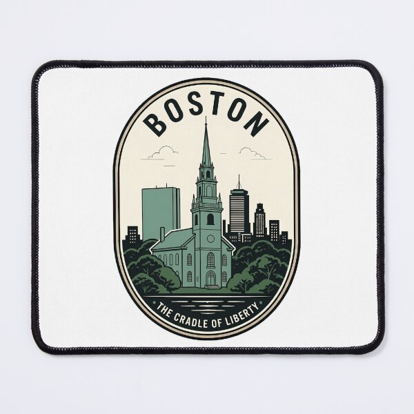 Item preview, Boston Cradle of Liberty Vintage City Skyline designed and sold by k3rstman1.